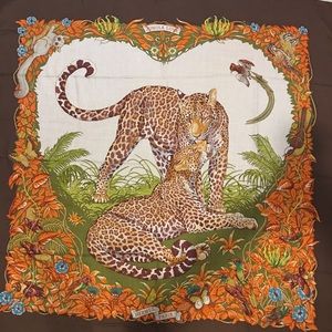 Hermès Large Cashmere/Silk “Jungle Love” Shawl